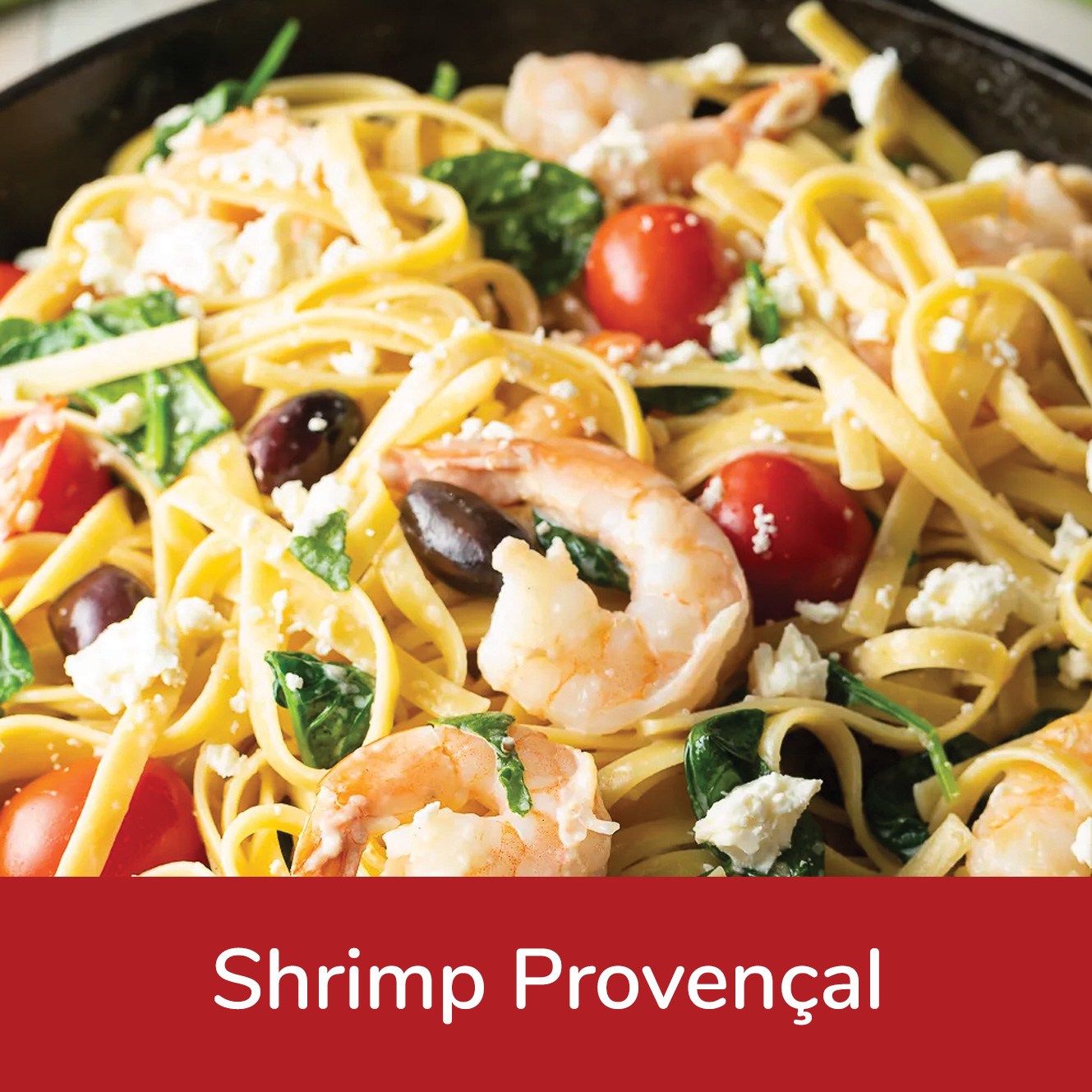 Dish of shrimp provençal